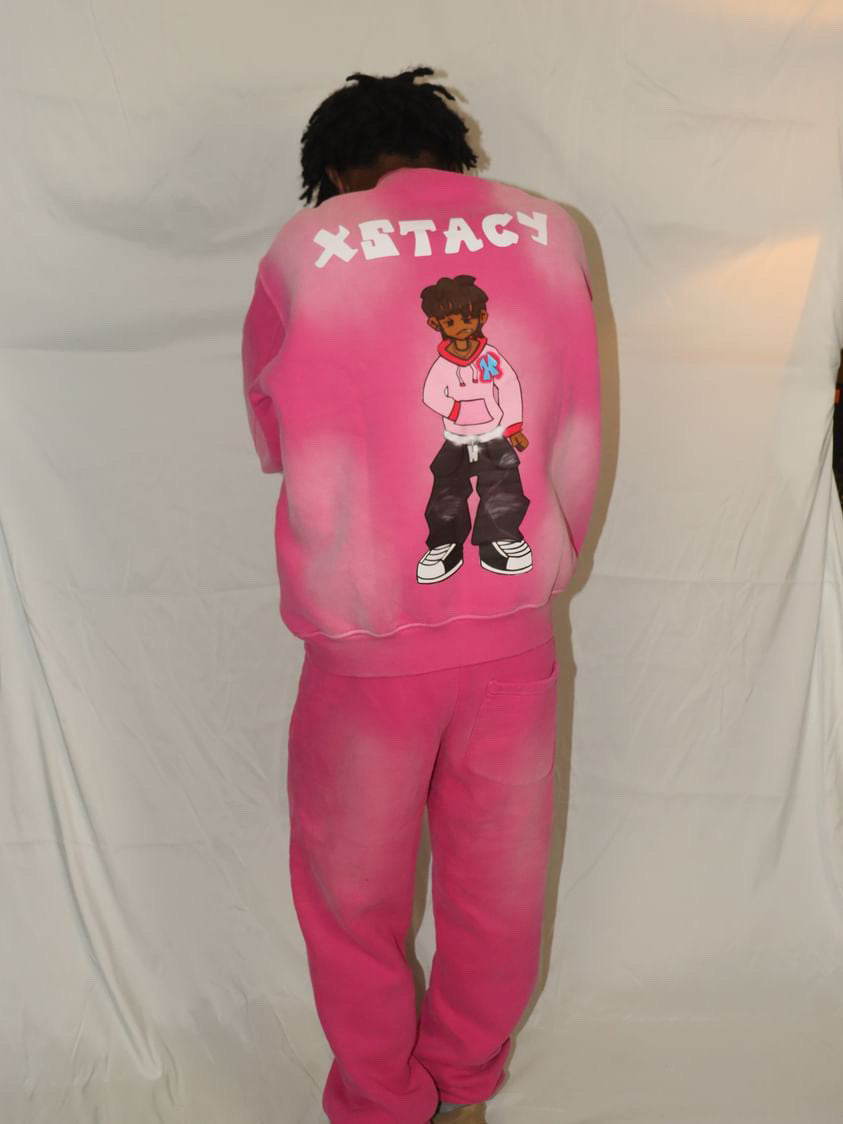 Pink Unisex Xstacy Sweater