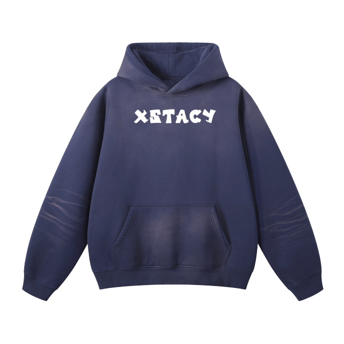 Unisex Blue Xstacy Hoodie