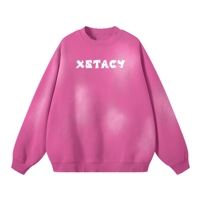 Pink Unisex Xstacy Sweater